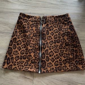 cheetah skirt